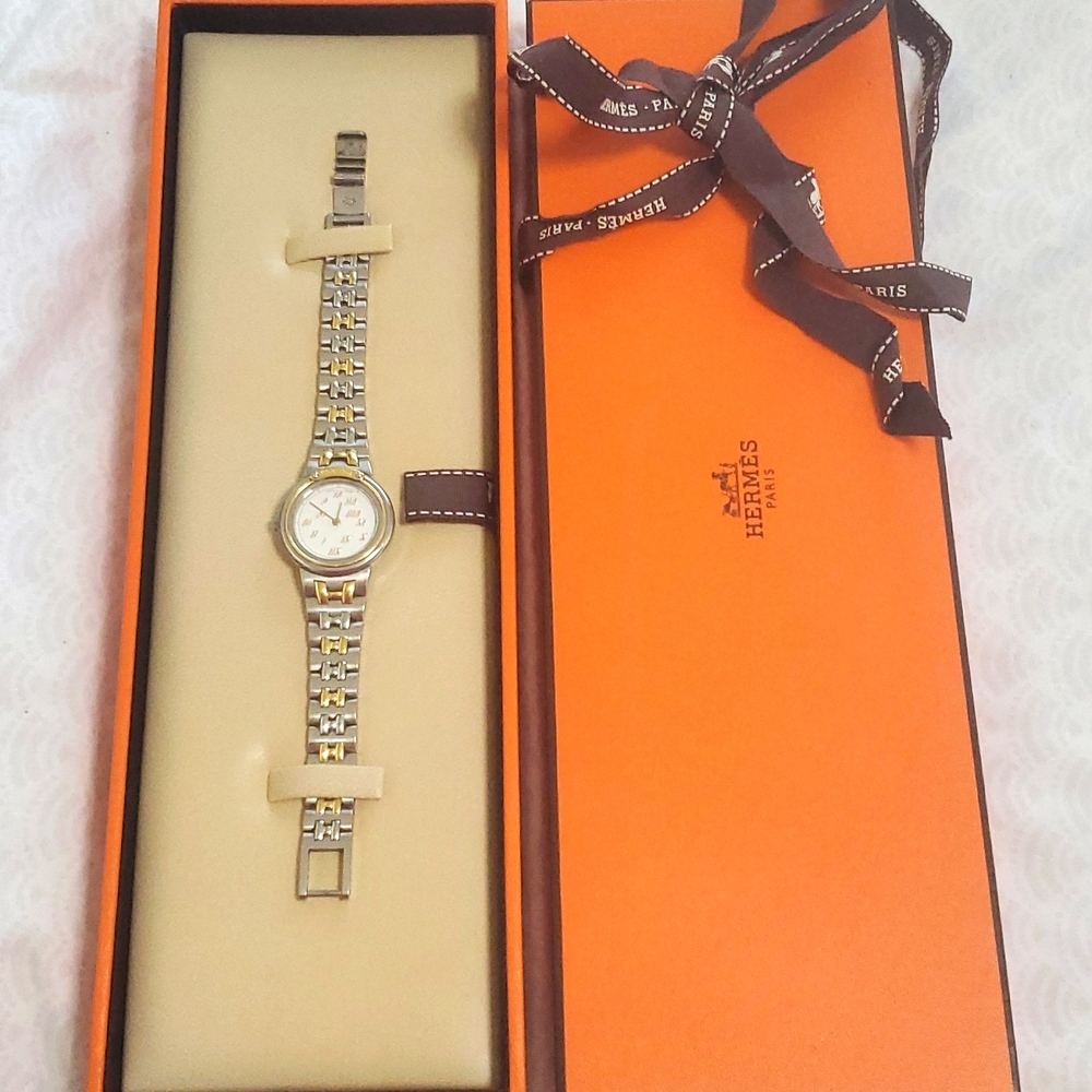 Auth Herms Meteor Watch & Display Case Box. - image 1